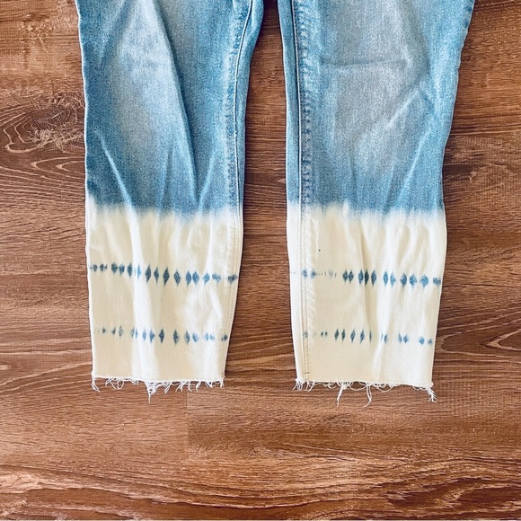 Old Navy Light Wash Bleach Ombre Rockstar Super Skinny Ankle Midrise Jeans 14 - Picture 6 of 9